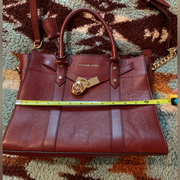 Michael Kors Nouveau Hamilton Large Pebbled Leather Bag & Wallet - Picture 14 of 16